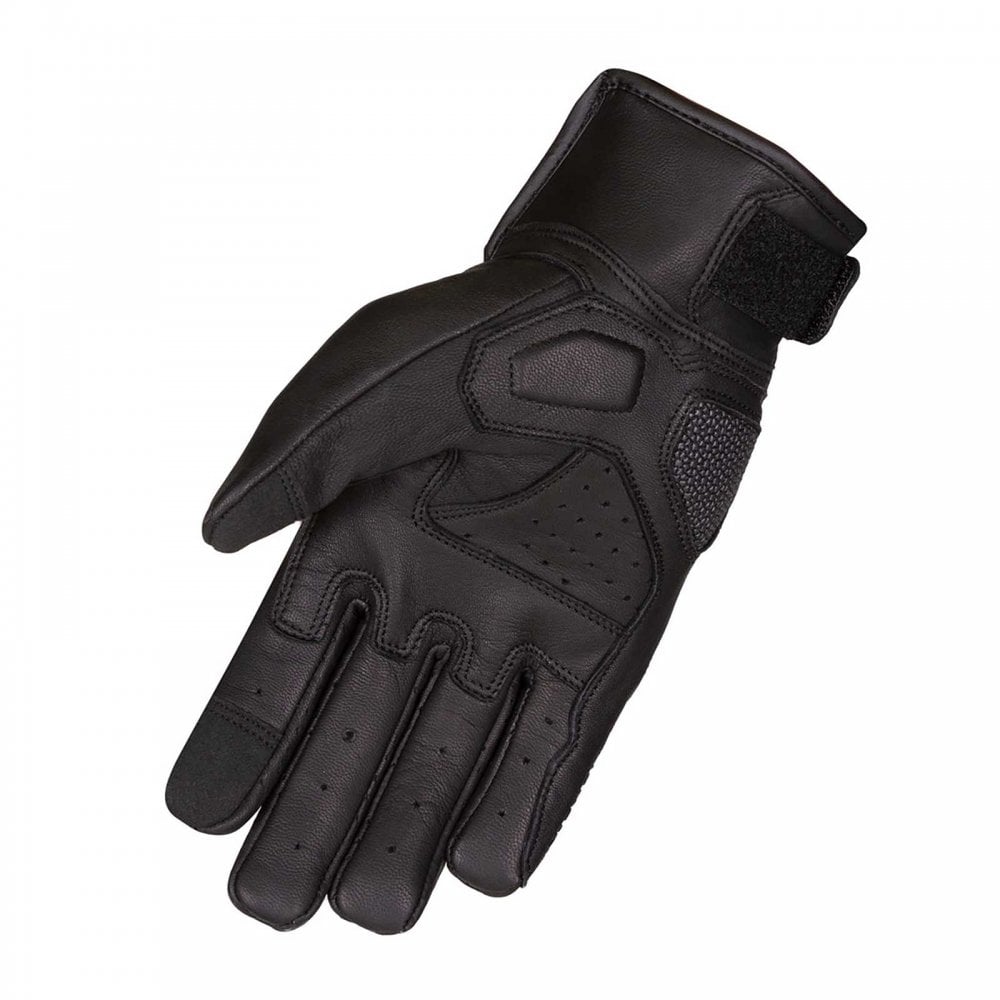 Merlin Valor D3O Motorcycle Leather Gloves (Racer Black)
