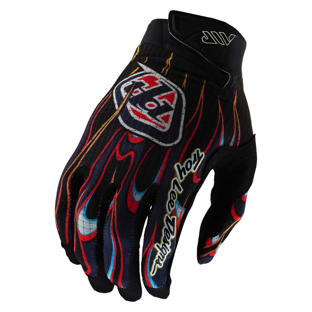 Troy Lee MX | MTB MX Gloves - AIR TORCHED (Black/Red)