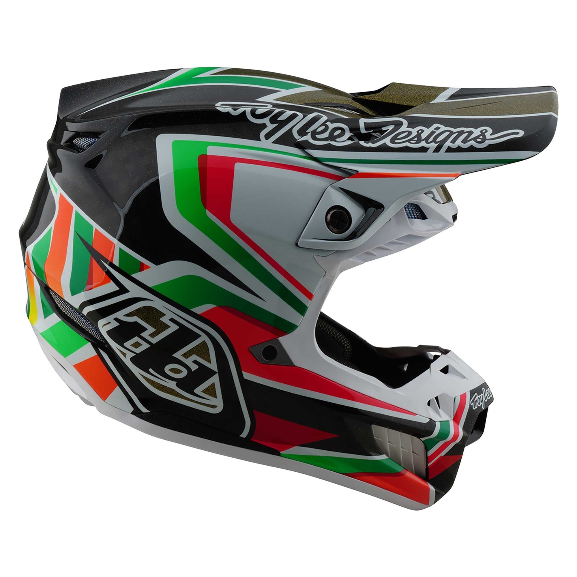 Troy Lee Motocross Helmet - SE5 Carbon MIPS - Labyrinth (Black/Multi)