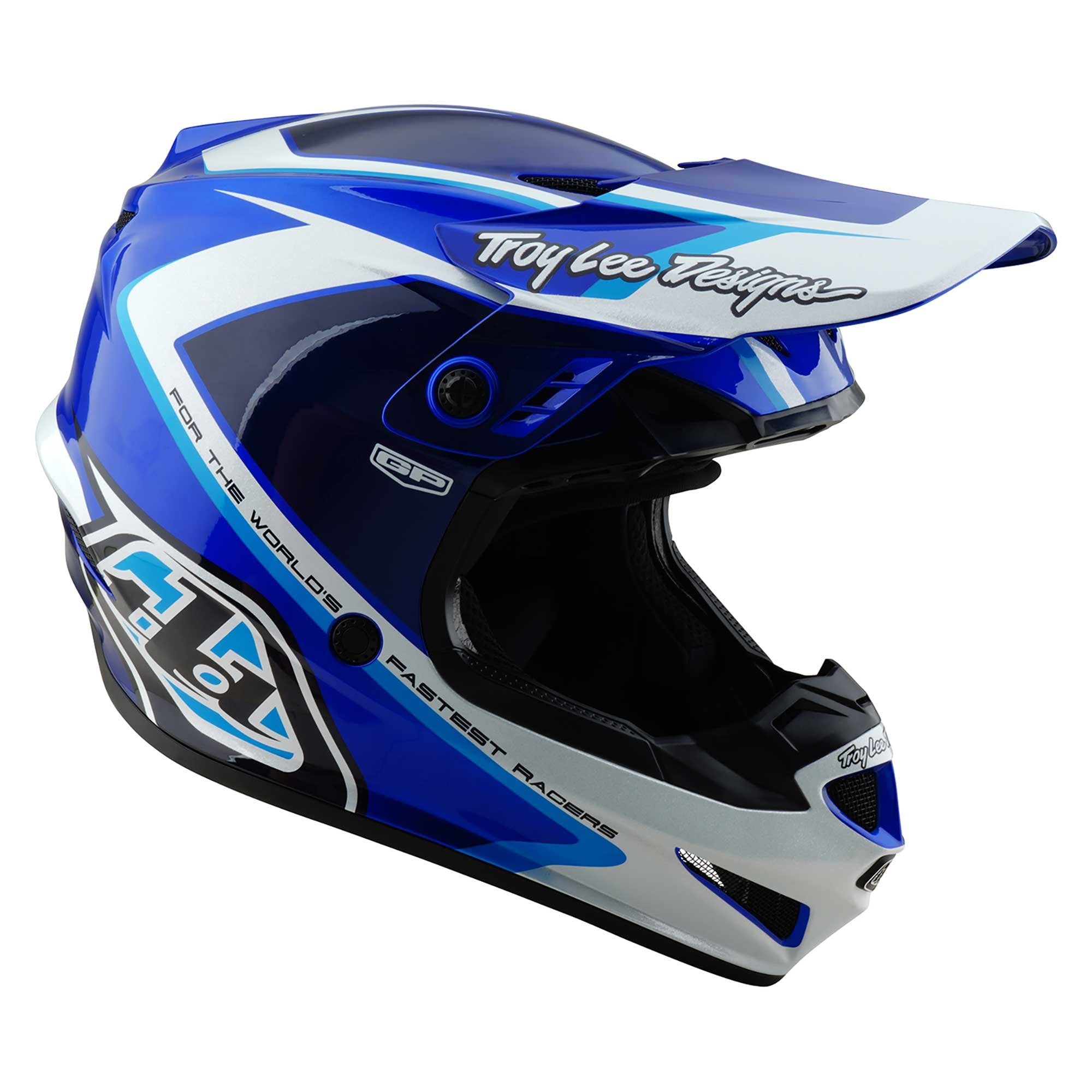 Troy Lee Motocross Helmet - GP Shutter (Blue)