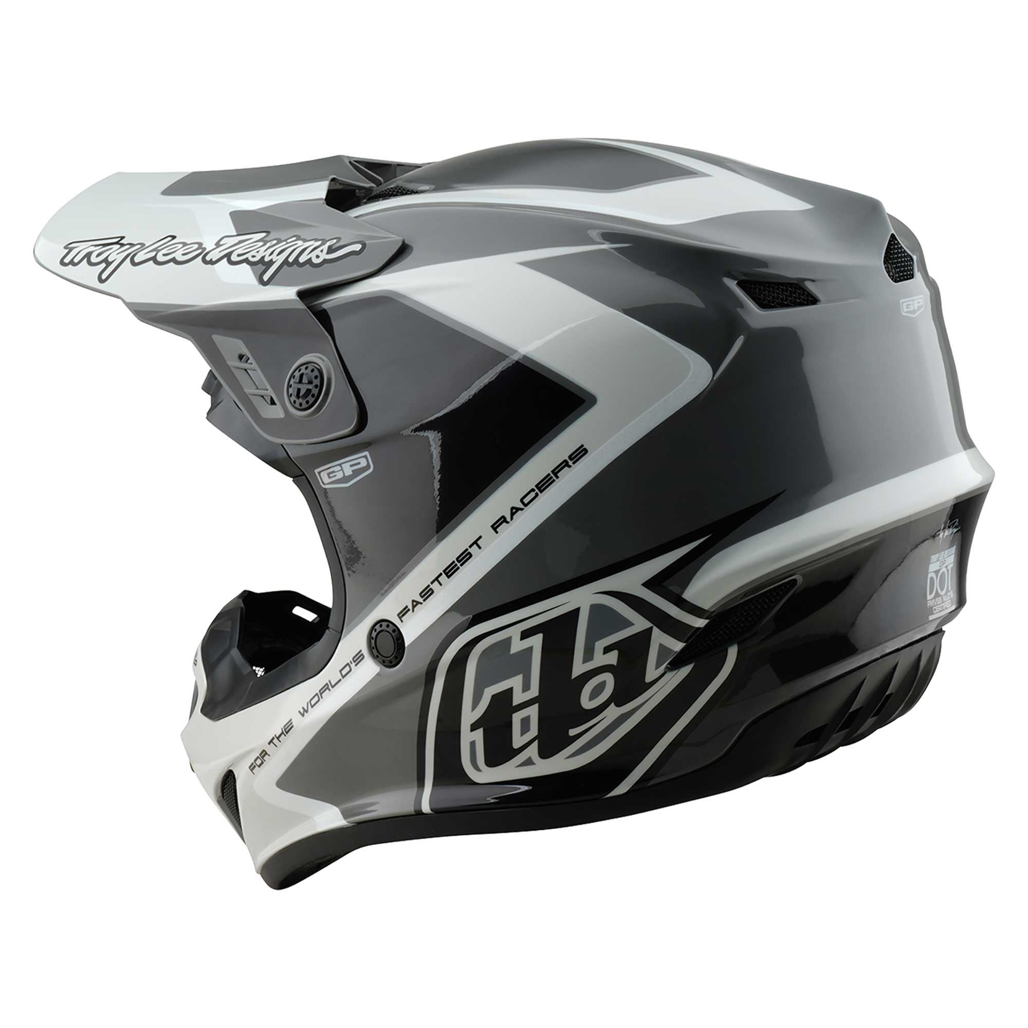 Troy Lee Motocross Helmet - GP Shutter (Grey)