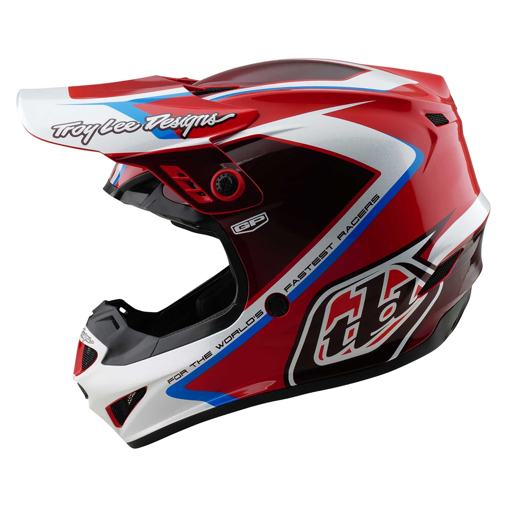 Troy Lee Motocross Youth Helmet - GP SHUTTER (Red)