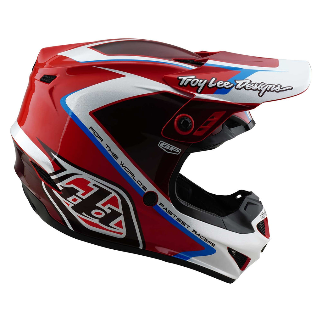 Troy Lee Motocross Youth Helmet - GP SHUTTER (Red)