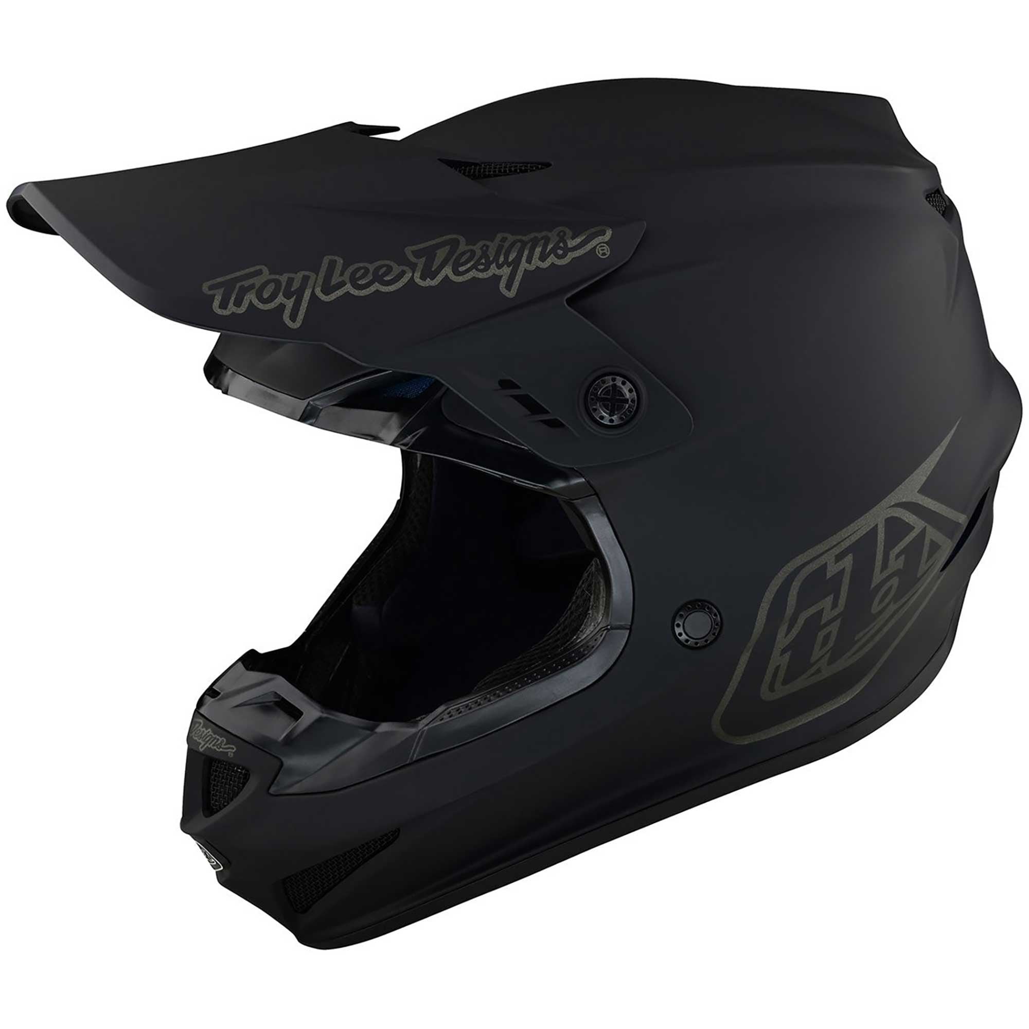 Troy Lee Motocross Youth Helmet - GP MONO (Black)