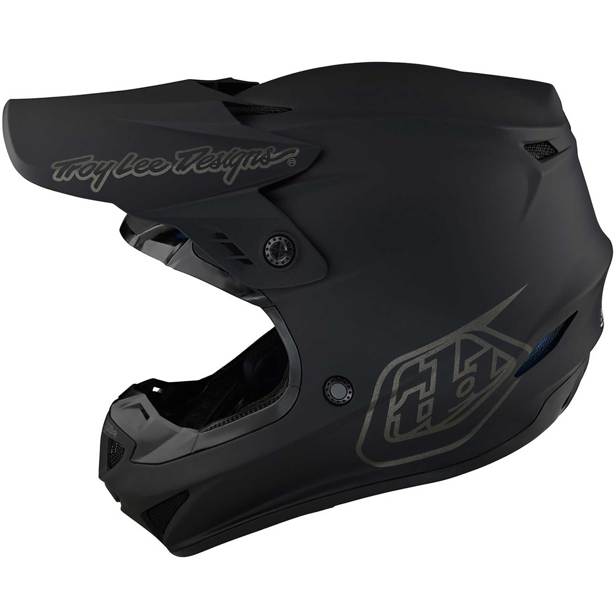 Troy Lee Motocross Youth Helmet - GP MONO (Black)