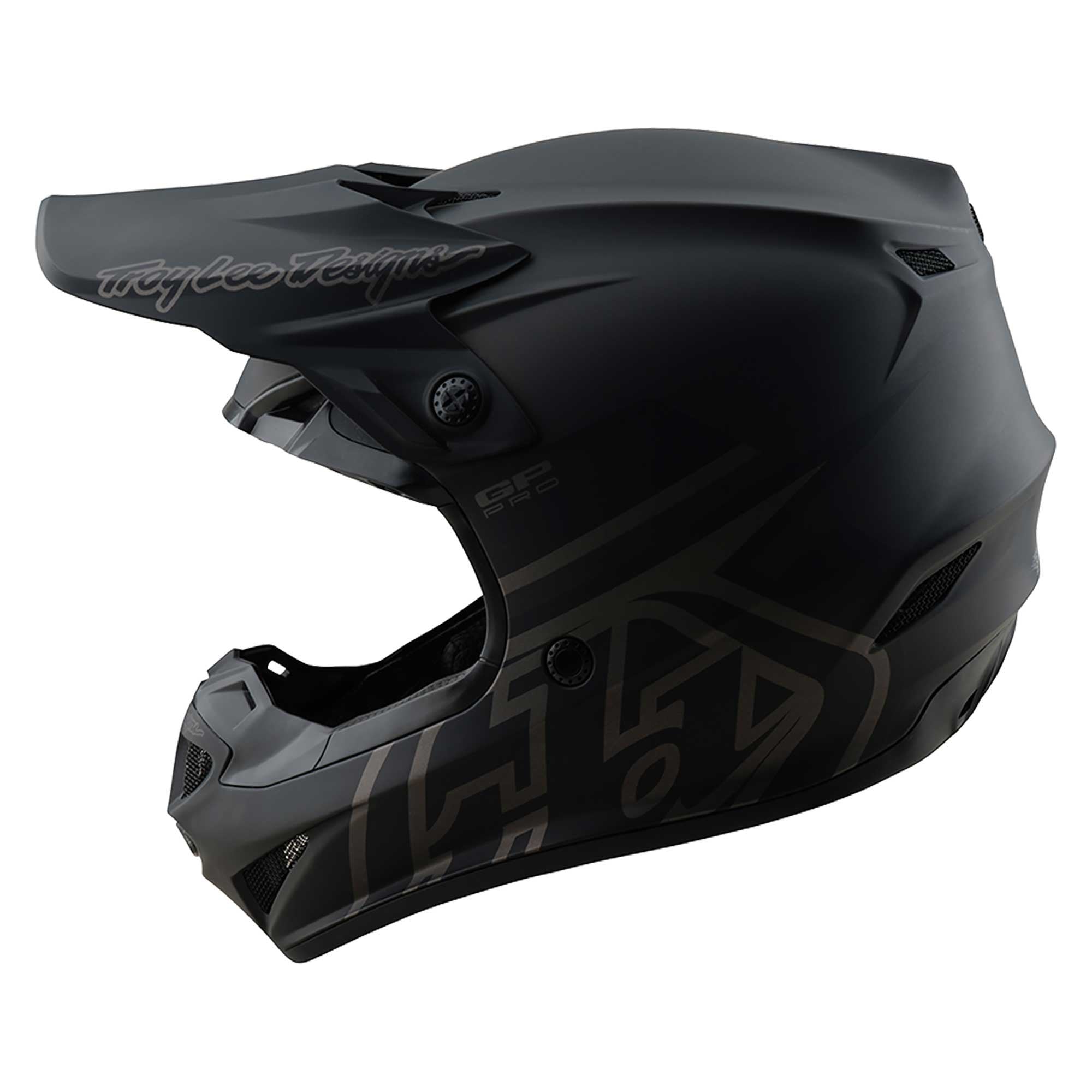 Troy Lee Designs MX | Enduro Helmet - GP Pro MIPS MONO (Matte Black)