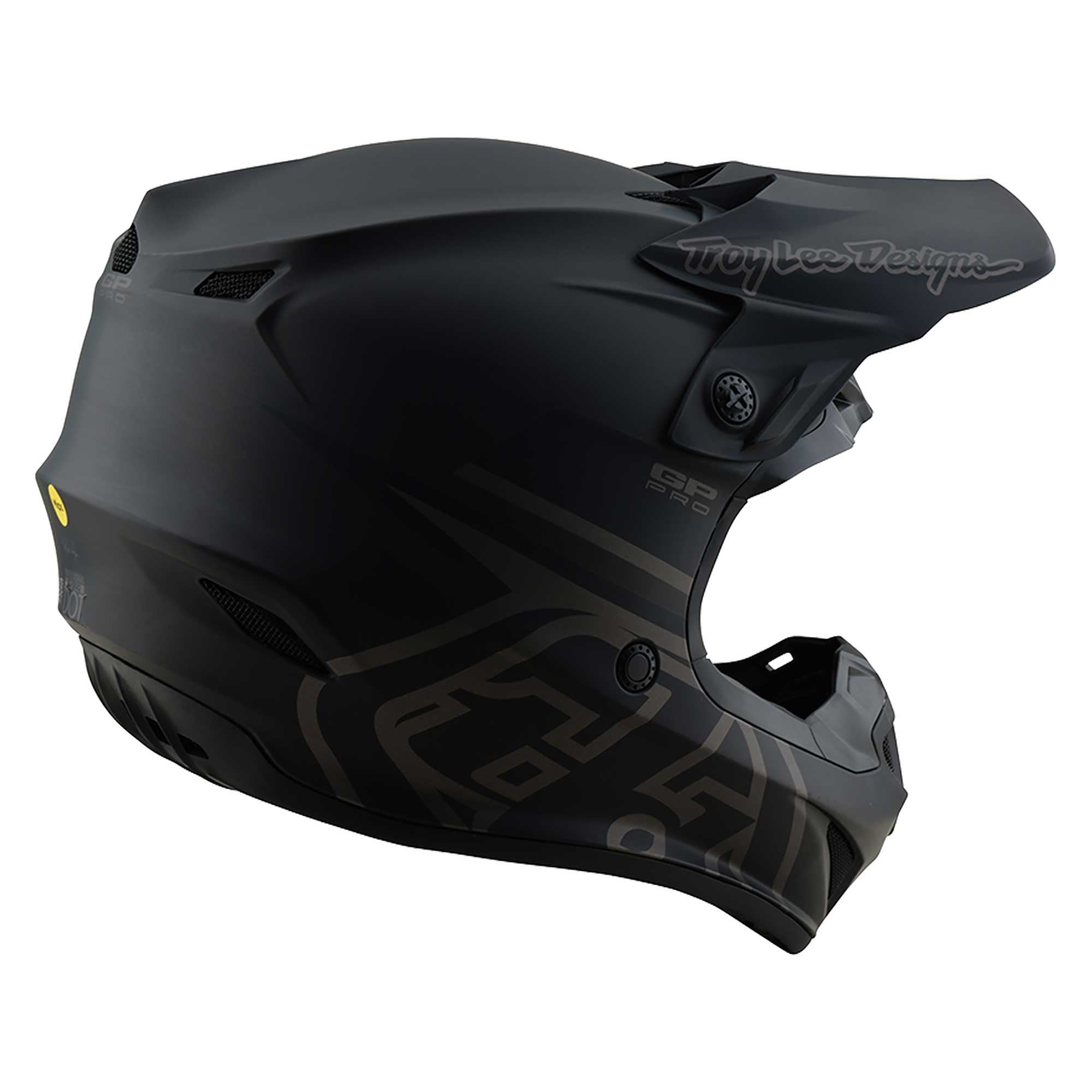 Troy Lee Designs MX | Enduro Youth Helmet - GP Pro MIPS MONO (Matt Black)