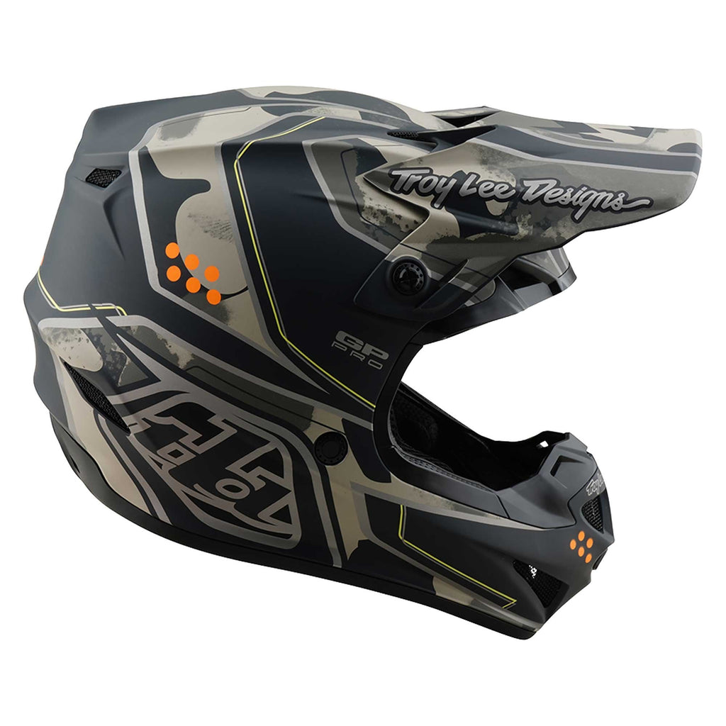 Troy Lee Motocross Helmet - GP Pro MIPS Trooper (Black/Caper)