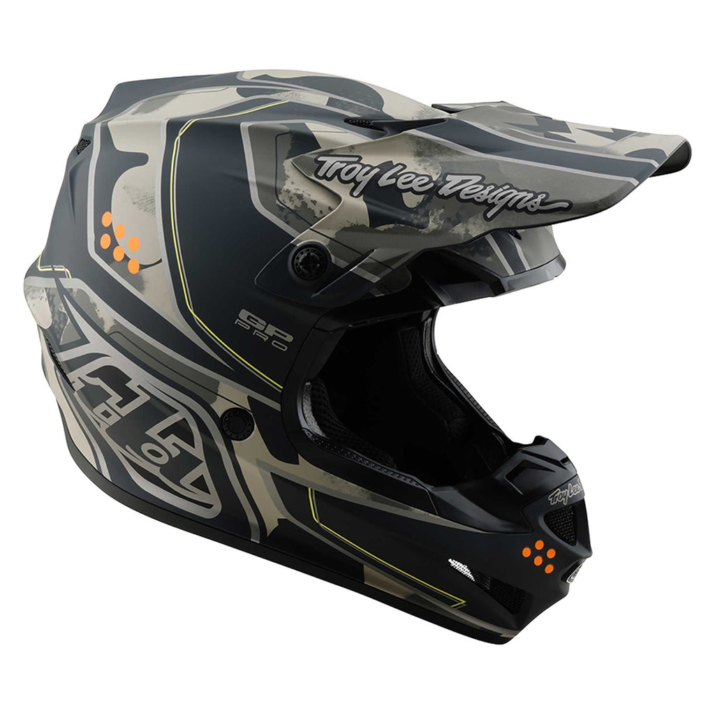 Troy Lee Motocross Helmet - GP Pro MIPS Trooper (Black/Caper)