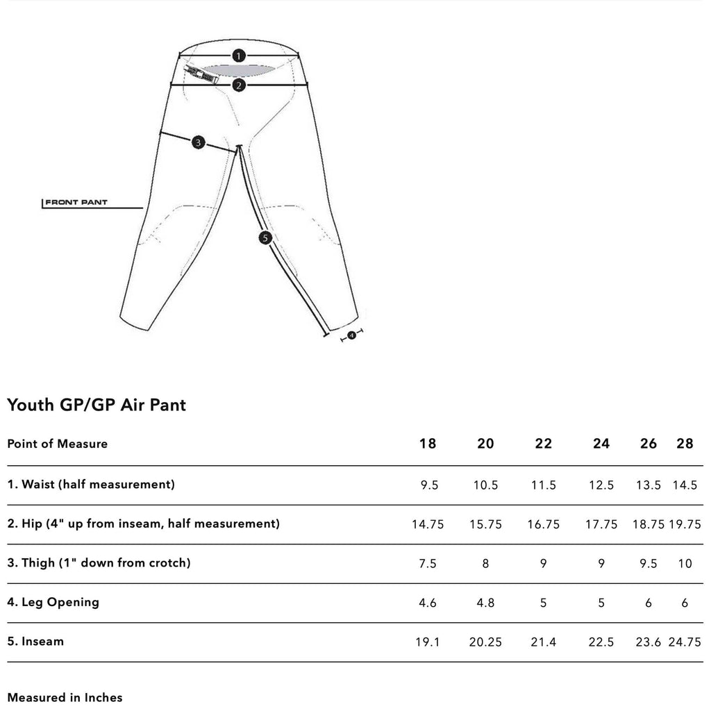 Troy Lee MX Youth Pants - GP Pro MONO (Black)