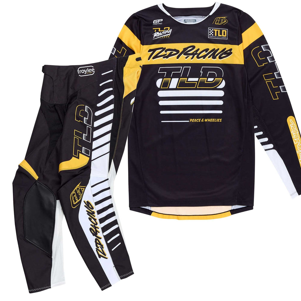 Troy Lee Motocross Jersey & Pant Kit Deal - GP Pro FIFTY-50 (Gold/Black)