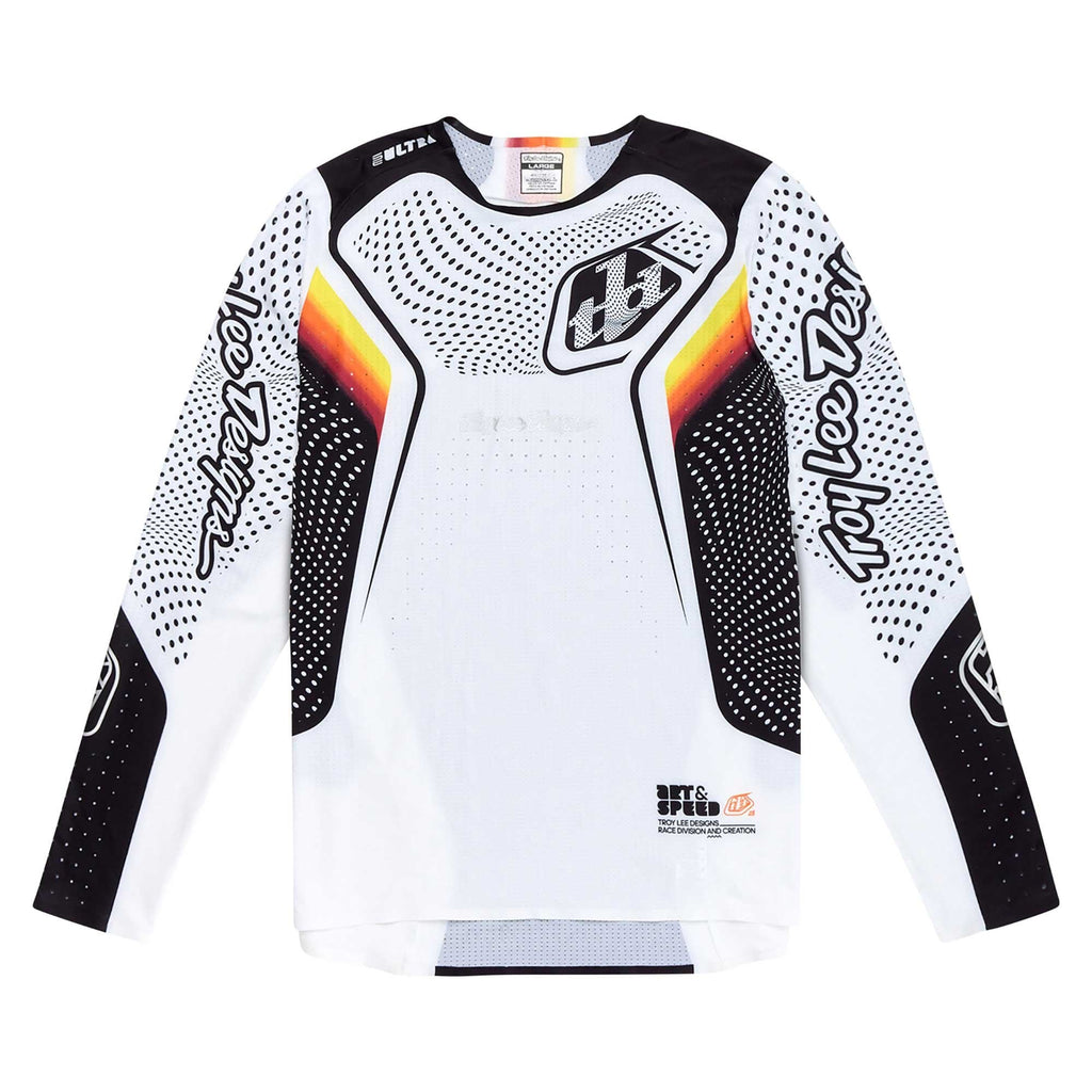 Troy Lee Motocross Jersey & Pant Kit Deal - SE Ultra OPTIC (White)