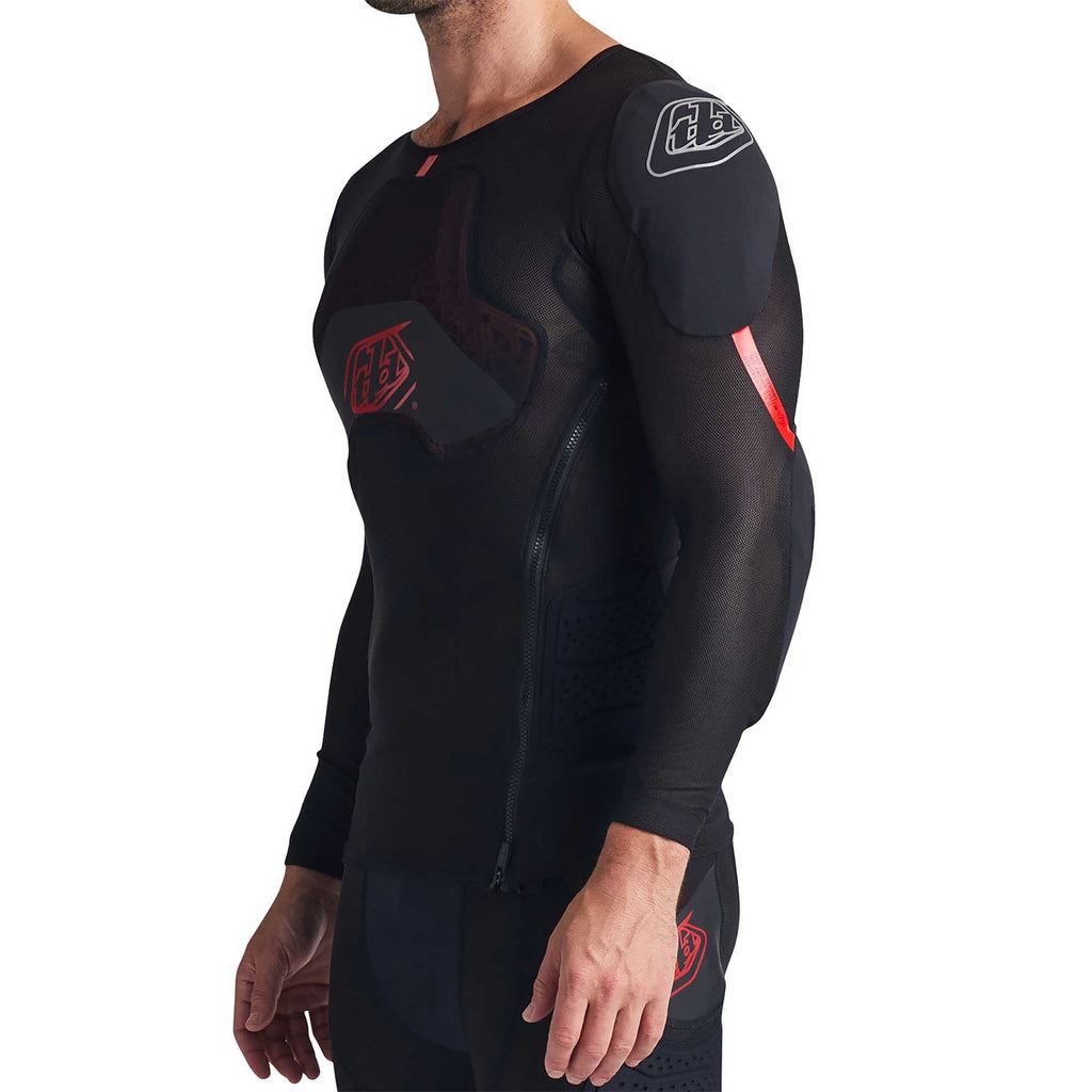 Troy Lee Designs STAGE Ghost D3O MX | MTB Protection Armour Jacket - Long Sleeve (Black)