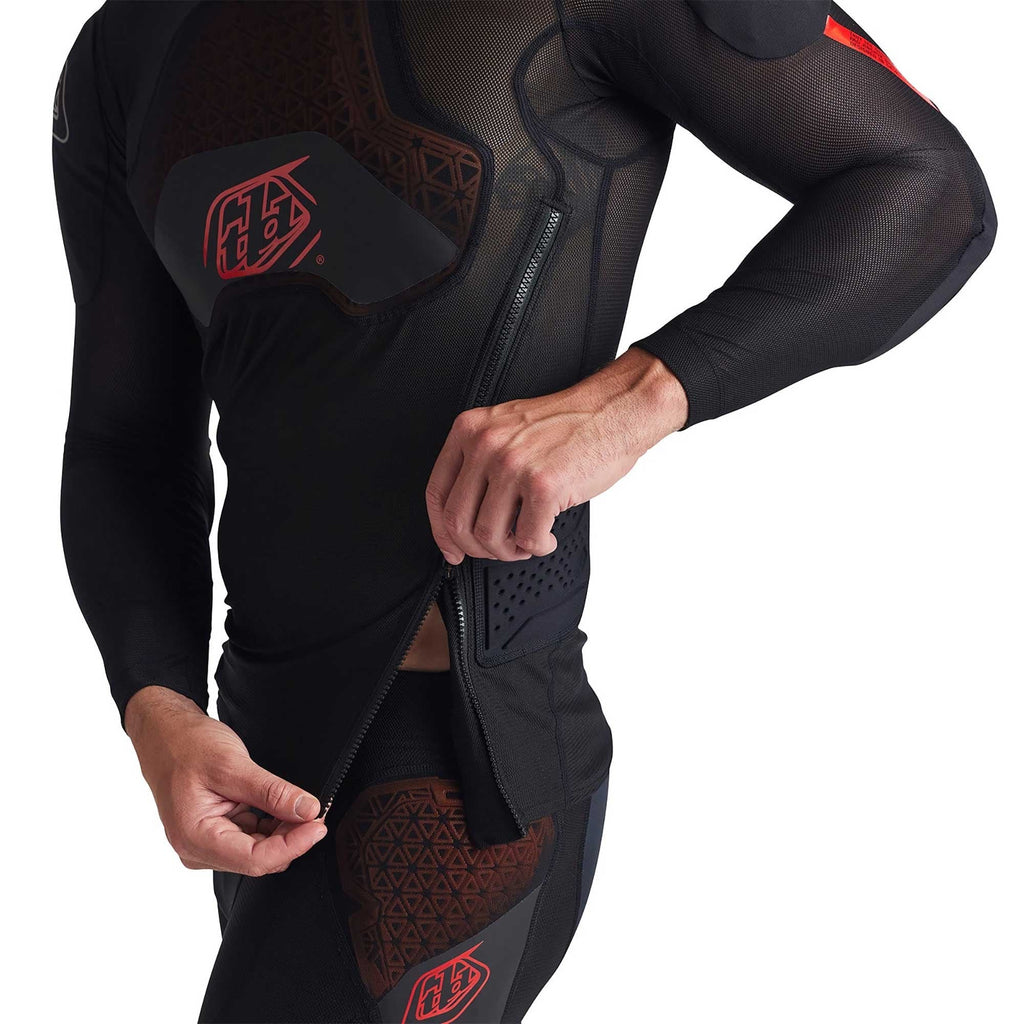 Troy Lee Designs STAGE Ghost D3O MX | MTB Protection Armour Jacket - Long Sleeve (Black)