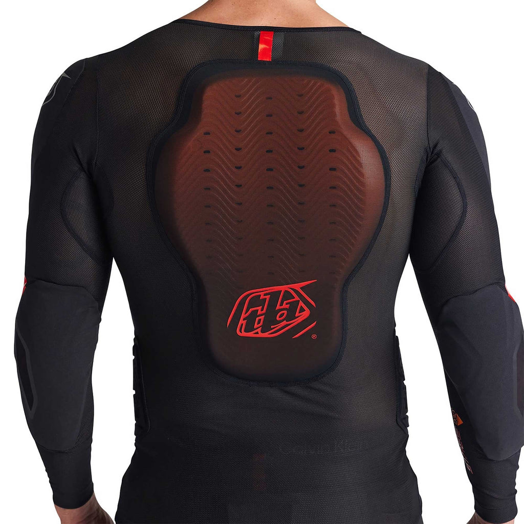 Troy Lee Designs STAGE Ghost D3O MX | MTB Protection Armour Jacket - Long Sleeve (Black)