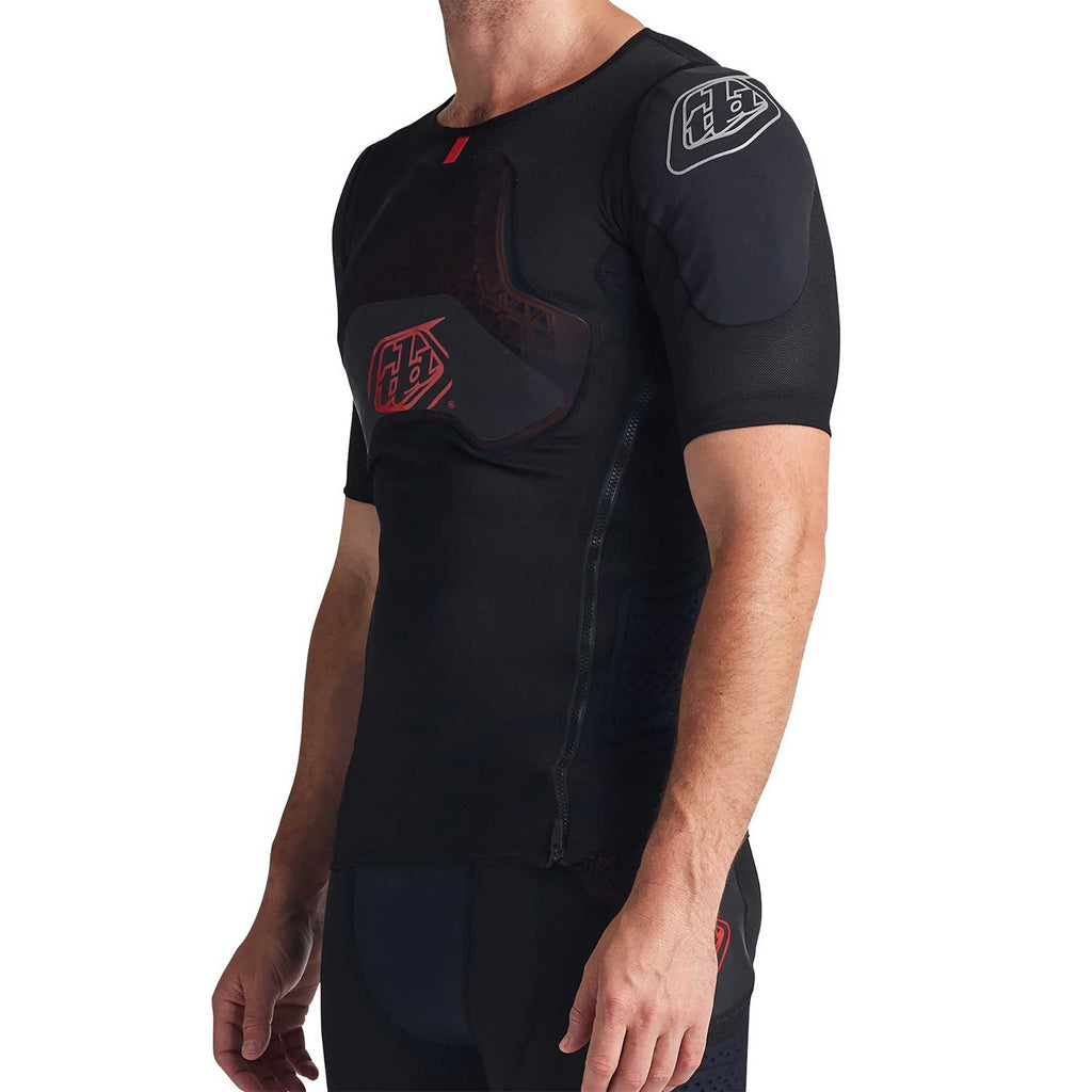 Troy Lee Designs STAGE Ghost D3O MX | MTB Protection Armour Jacket - Short Sleeve (Black)