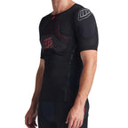 Troy Lee Designs STAGE Ghost D3O MX | MTB Protection Armour Jacket - Short Sleeve (Black)