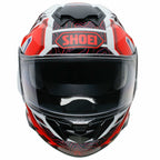 Shoei GT Air 3 Hike TC10 Motorcycle Helmet (Red/White/Blue)