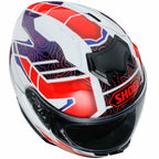 Shoei GT Air 3 Hike TC10 Motorcycle Helmet (Red/White/Blue)