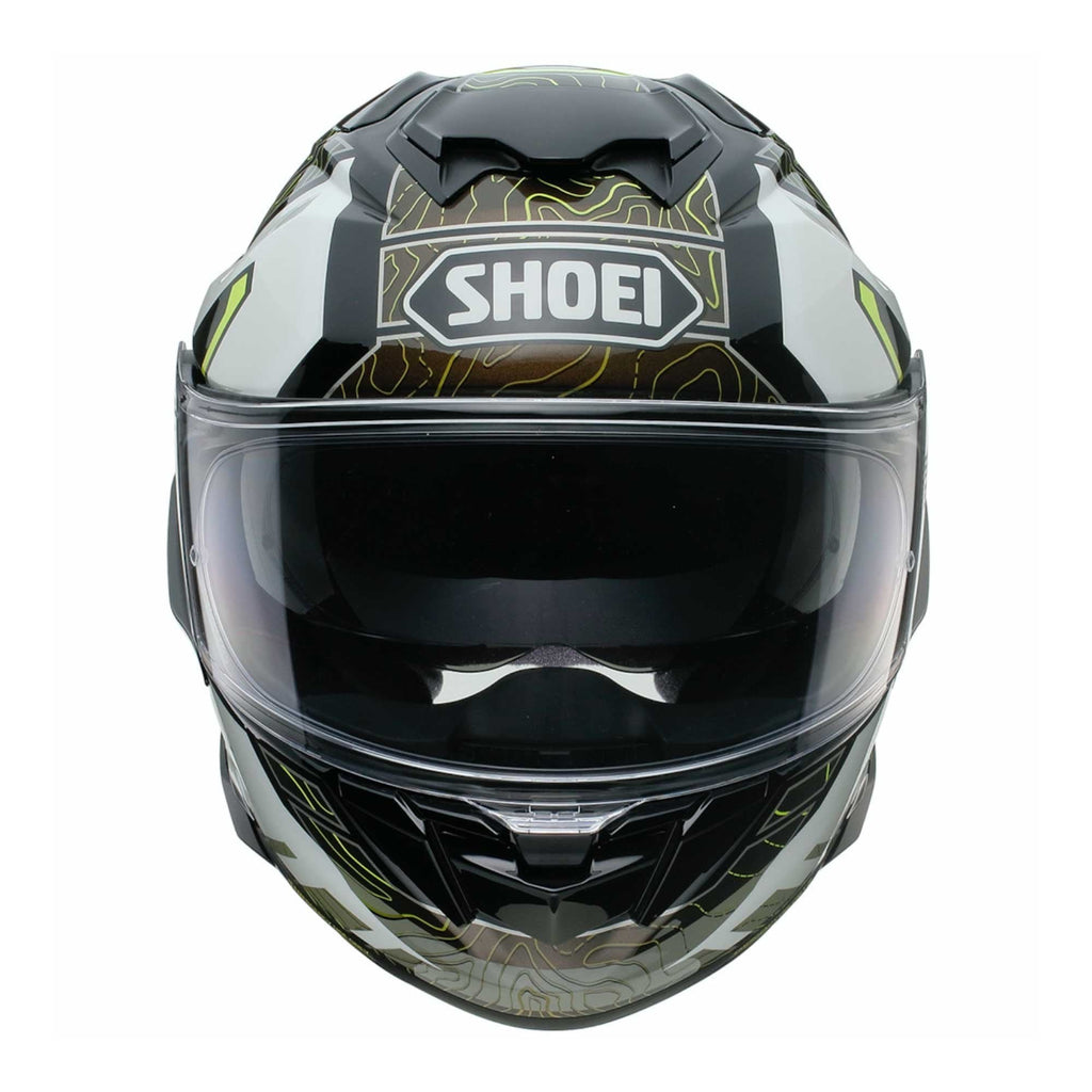 Shoei GT Air 3 Hike TC11 Motorcycle Helmet (White/Gold/Fluo)