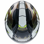 Shoei GT Air 3 Hike TC11 Motorcycle Helmet (White/Gold/Fluo)