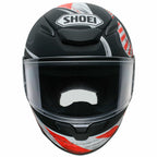 Shoei NXR2 Knee Down TC5 Motorcycle Helmet (Matt Black/Red)