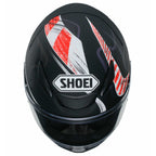 Shoei NXR2 Knee Down TC5 Motorcycle Helmet (Matt Black/Red)