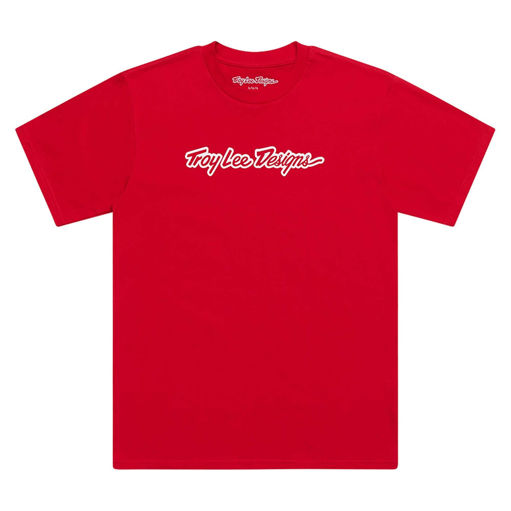 Troy Lee Designs T-Shirt - SIGNATURE (Red)