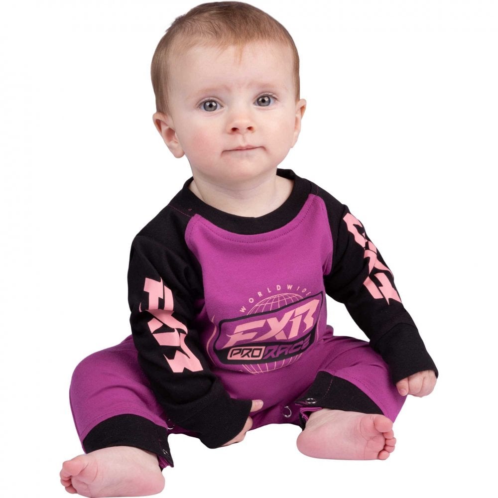 FXR (MX25) Infant Onesie - RACE DIVISION (LT. Wine/Muted Melon)