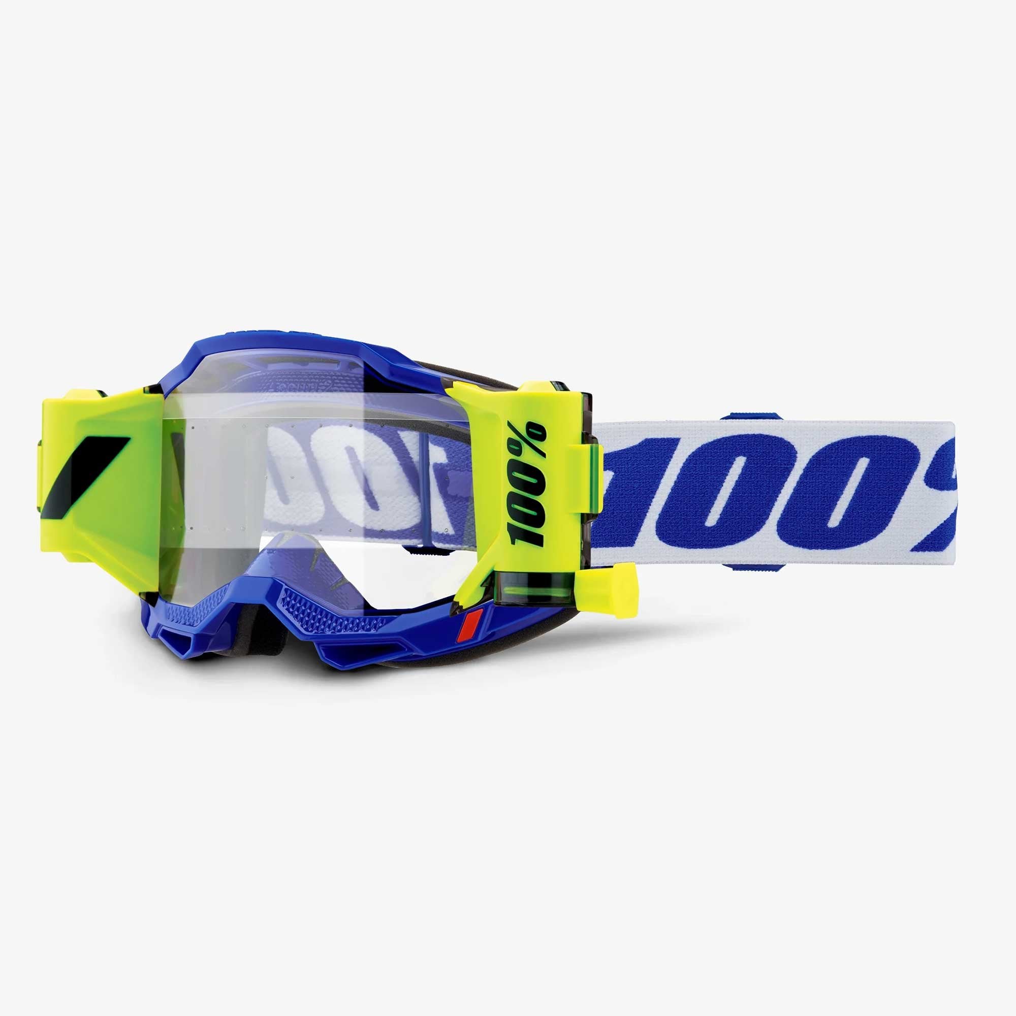 100% MX | MTB Goggles - Accuri-2 FORECAST Roll-Off System (BLUE//WHITE)