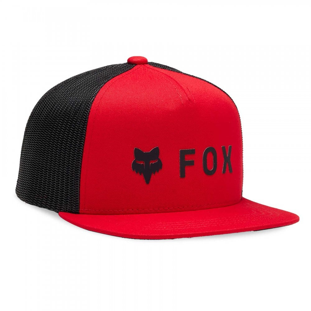 FOX Racing Youth Cap - ABSOLUTE Snapback Mesh Hat (Flame Red)
