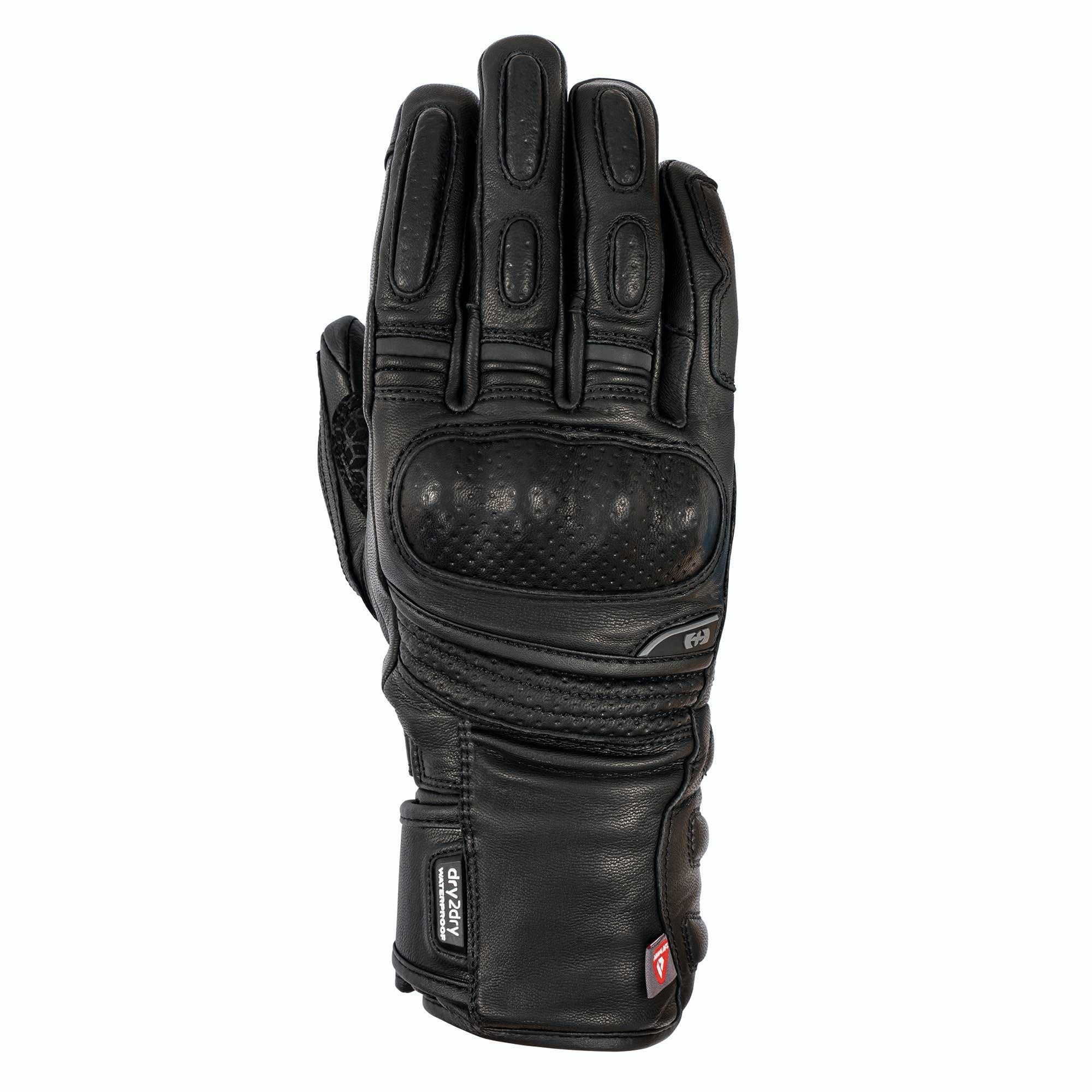 Oxford Women's Hamilton Primaloft Motorcycle Gloves (Tech Black)