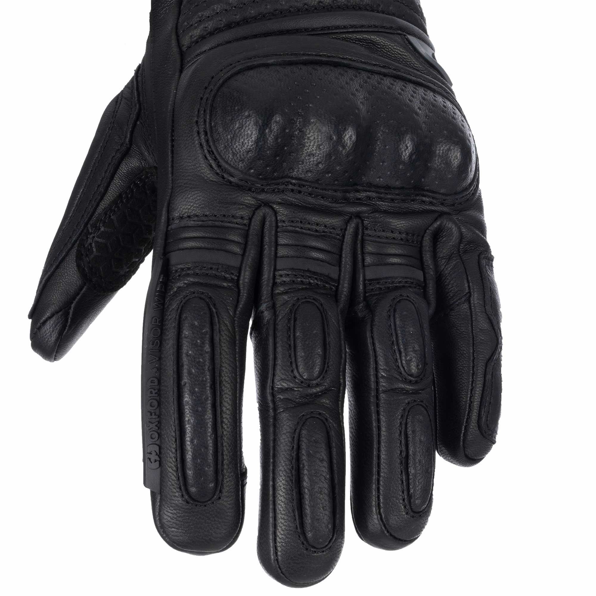 Oxford Women's Hamilton Primaloft Motorcycle Gloves (Tech Black)