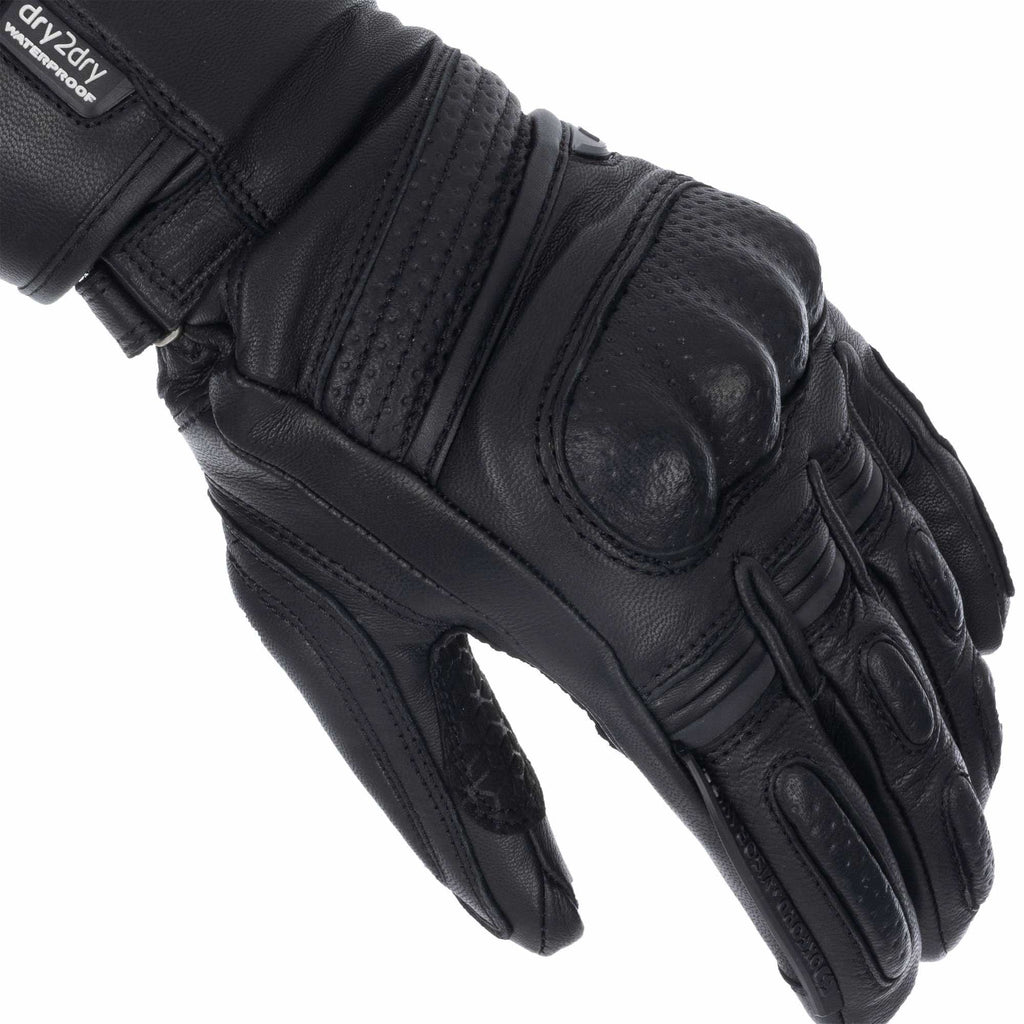 Oxford Women's Hamilton Primaloft Motorcycle Gloves (Tech Black)