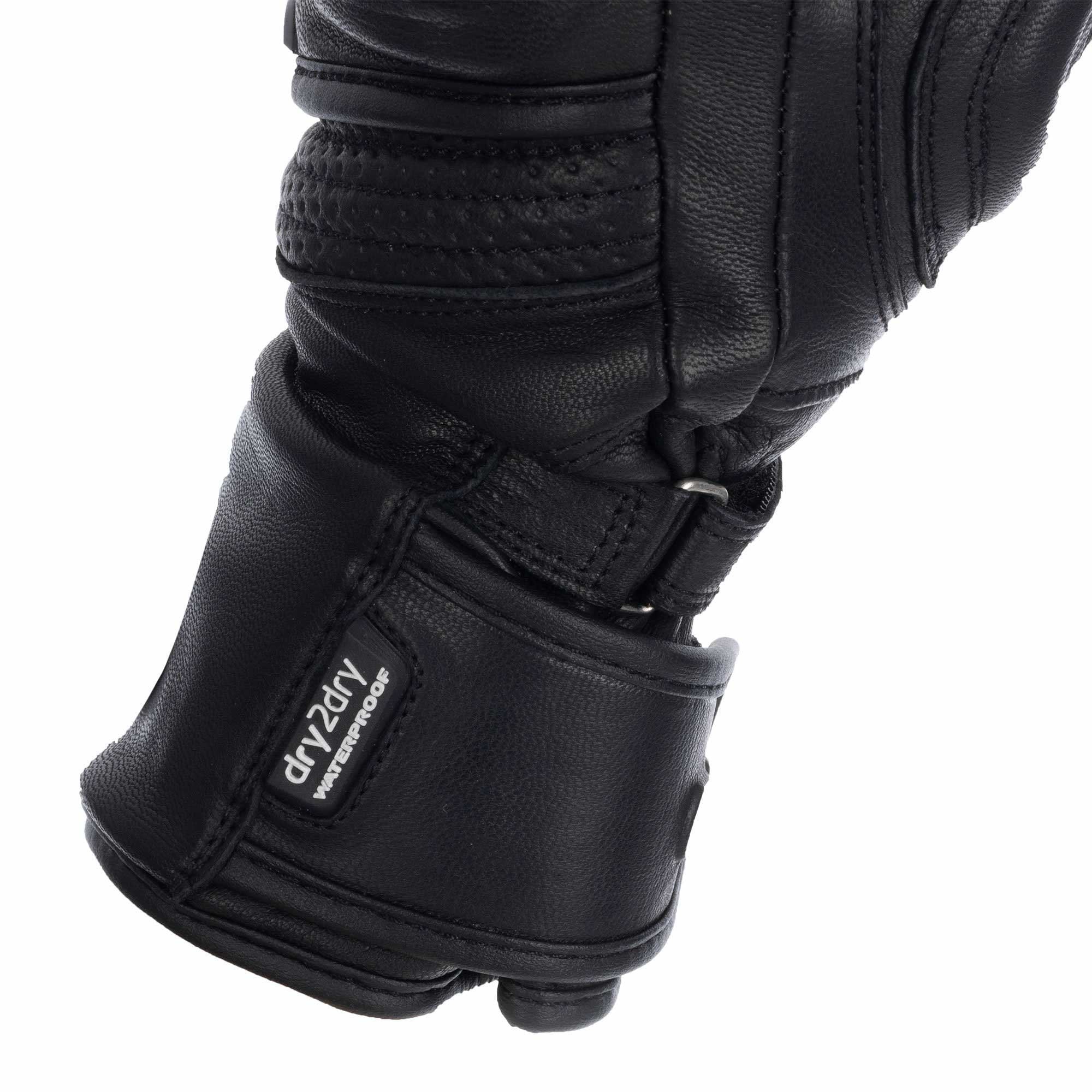 Oxford Women's Hamilton Primaloft Motorcycle Gloves (Tech Black)