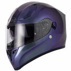 VCAN H128 Gradient Motorcycle Helmet (Purple/Blue)