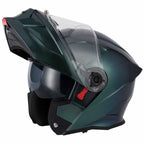VCAN H276 Gradient Flip Up Motorcycle Helmet (Green/Blue)