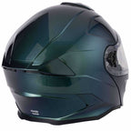 VCAN H276 Gradient Flip Up Motorcycle Helmet (Green/Blue)