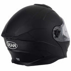 VCAN H276 Flip Up Motorcycle Helmet (Matte Black)