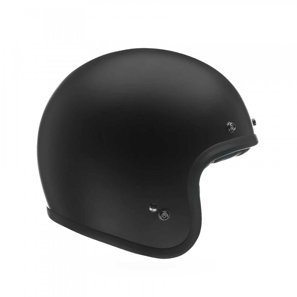 Bell Open Face Helmet - Custom 500 Solid  (Matt Black)