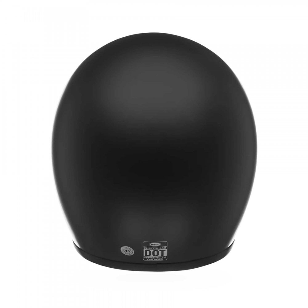 Bell Open Face Helmet - Custom 500 Solid  (Matt Black)