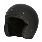 Merlin (2025) Open Face Helmet - Blackbird Jet - (Matt Black)