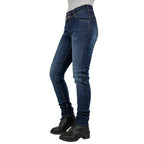 Bull-It Women's Harrier (AA) Slim Motorcycle Jeans (Blue) Short Leg