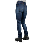 Bull-It Women's Harrier (AA) Slim Motorcycle Jeans (Blue) Short Leg