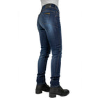 Bull-It Women's Harrier (AA) Slim Motorcycle Jeans (Blue) Short Leg