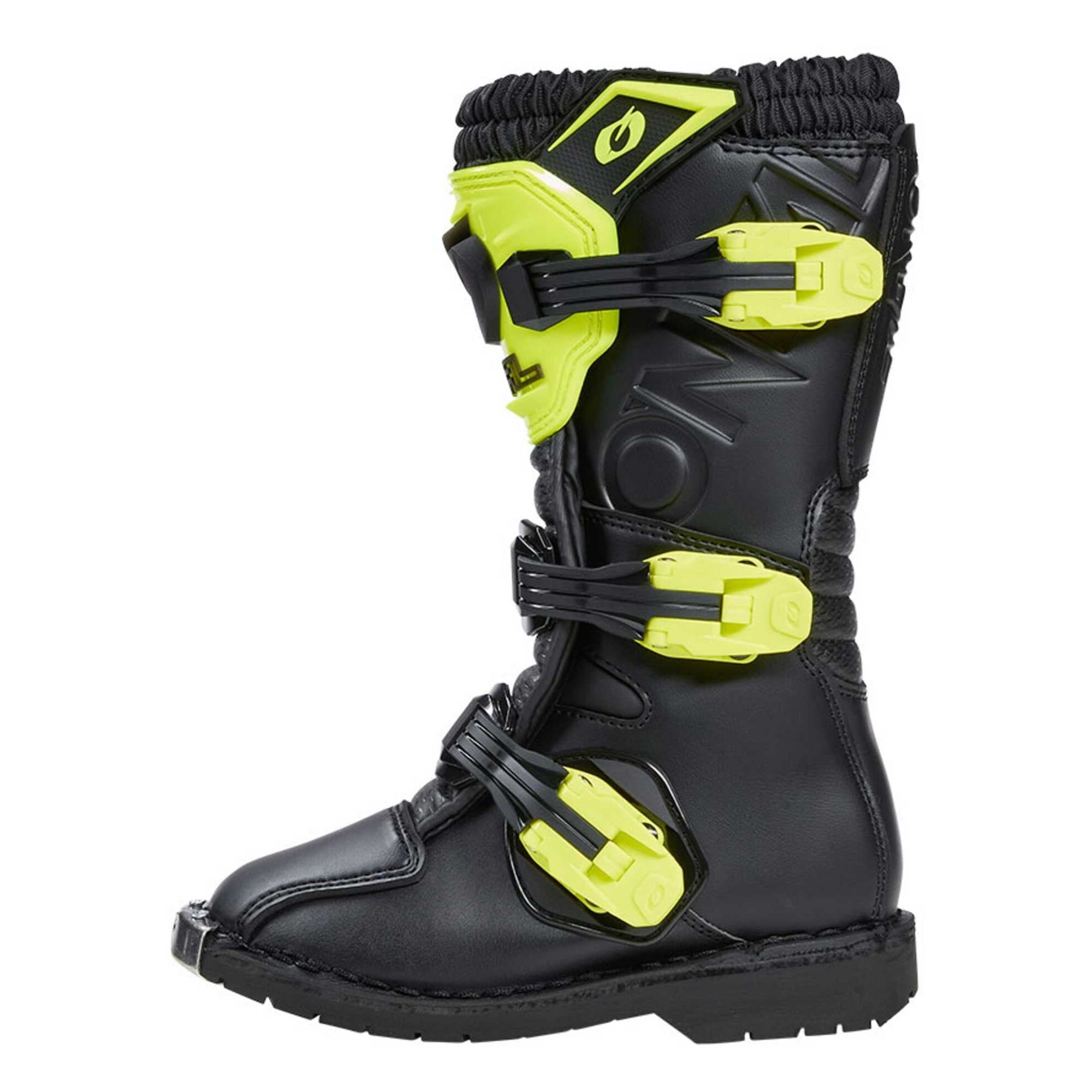 O'Neal Youth Motocross Boots - Rider Pro (Black/Fluo Yellow)