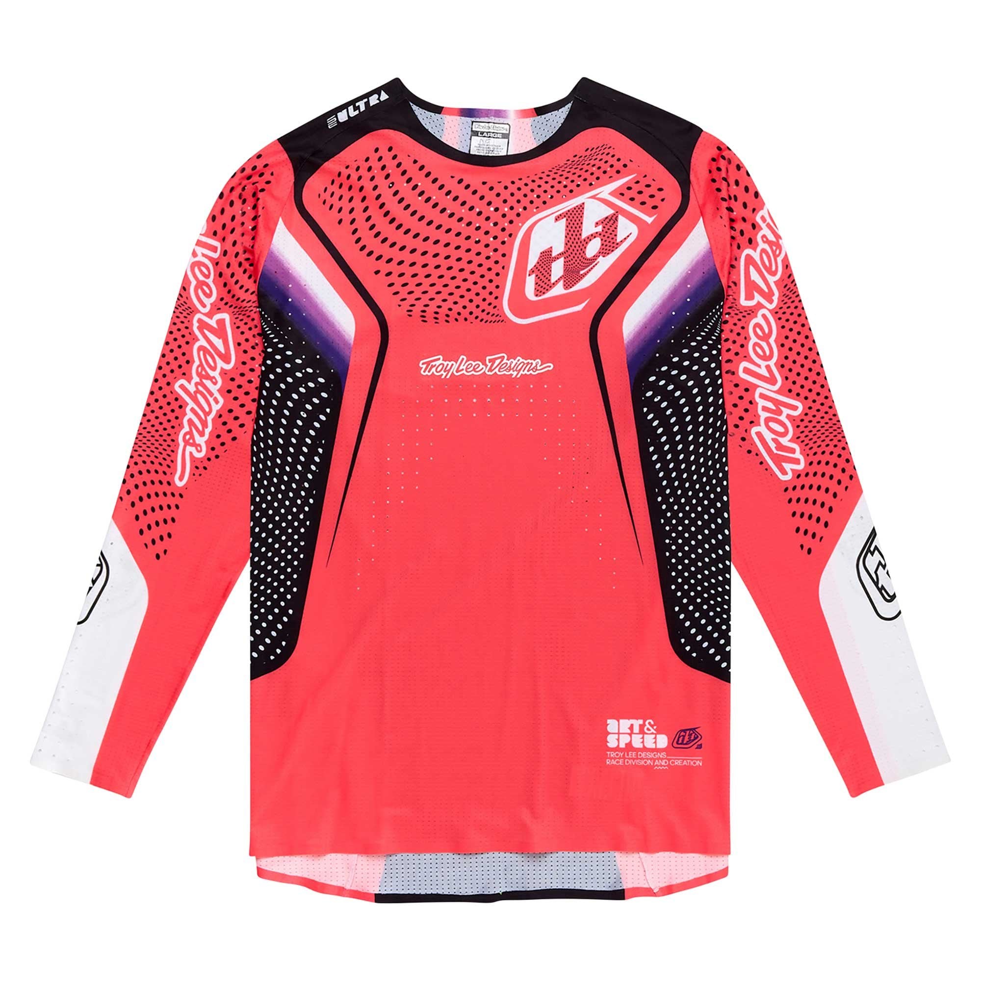 Troy Lee Motocross Jersey -  SE Ultra Optic (Red)