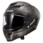 LS2 FF807 Dragon 6k Forged Carbon Motorcycle Road Helmet (Black)