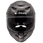 LS2 FF807 Dragon 6k Forged Carbon Motorcycle Road Helmet (Black)