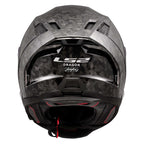LS2 FF807 Dragon 6k Forged Carbon Motorcycle Road Helmet (Black)